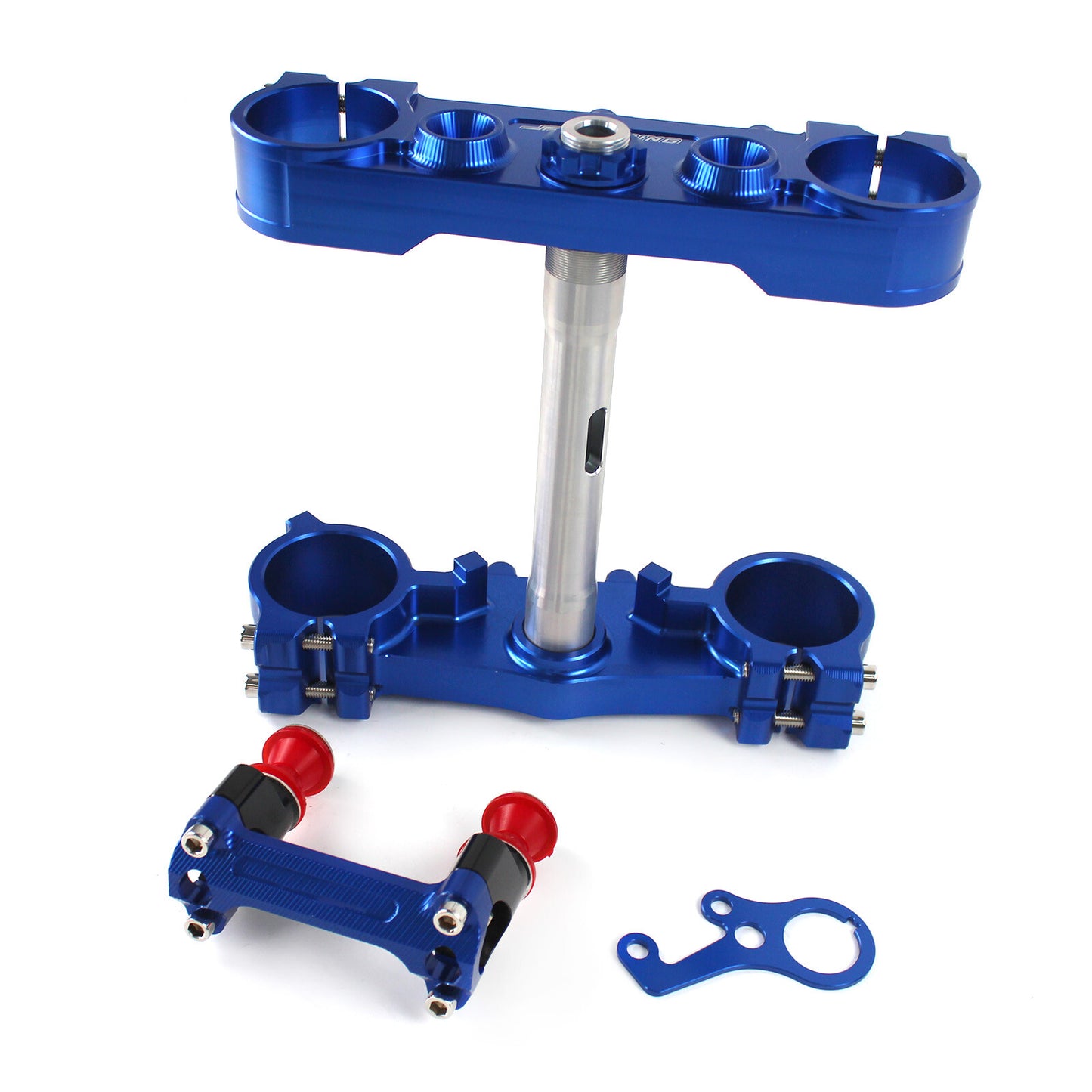 Triple Clamp Mount Fork CNC Aluminum With Handlebar Riser For DRZ400SM 2005-19