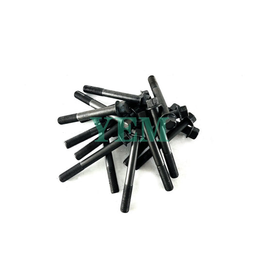 1 Set Engine Head Bolt 18pcs For Yanmar 4TNE92 Engine 4TNE92 Cylinder Head Bolt