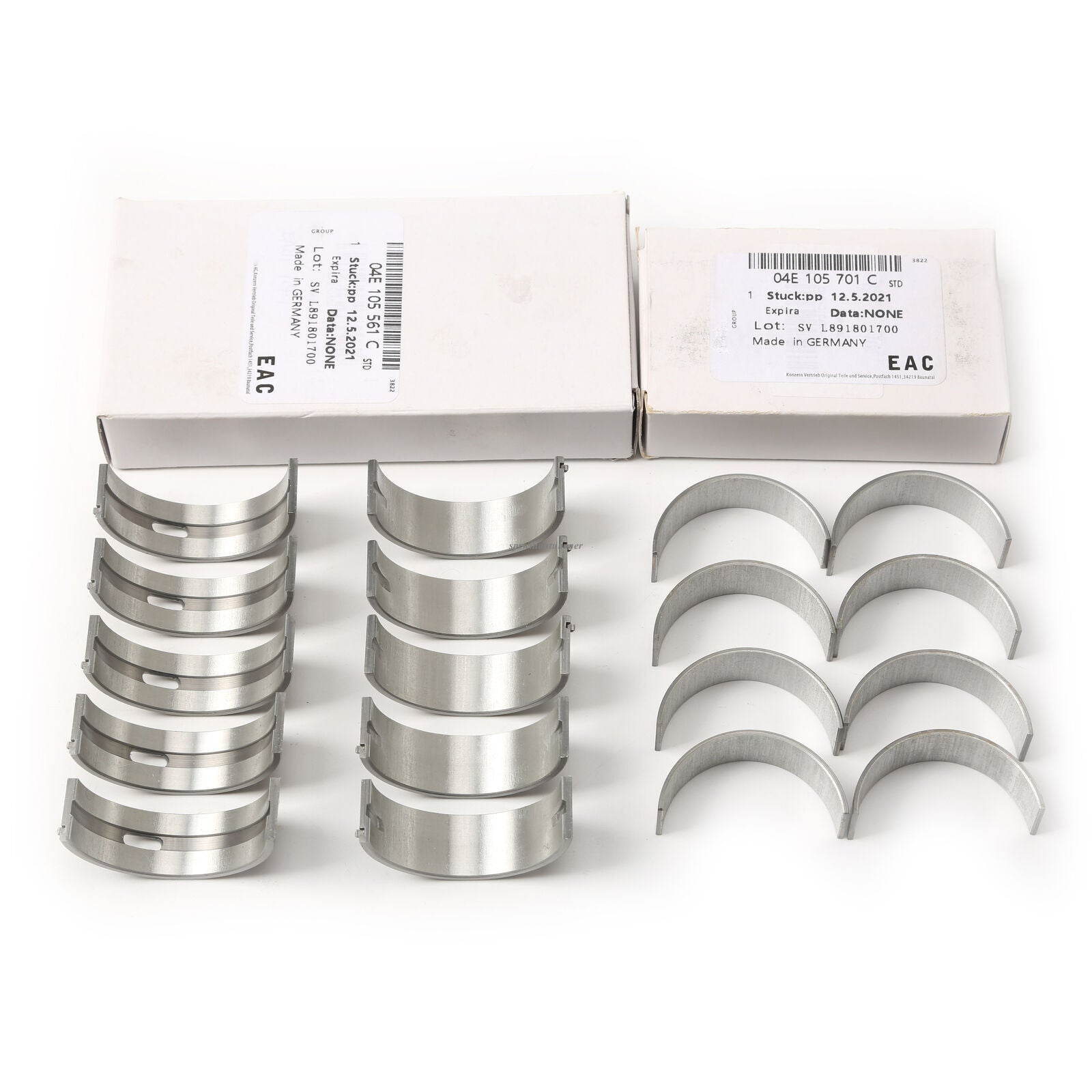 Con Rods Crankshaft Bearing Shells STD for VW for Golf for Audi A3 CZC CXS CJZ 1.4TEA211