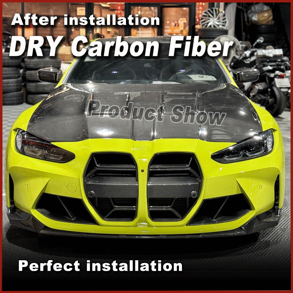 for BMW M3 M4 G80 G82 2021UP Dry Carbon Fiber Side Wing Mirror Cover Caps Add On