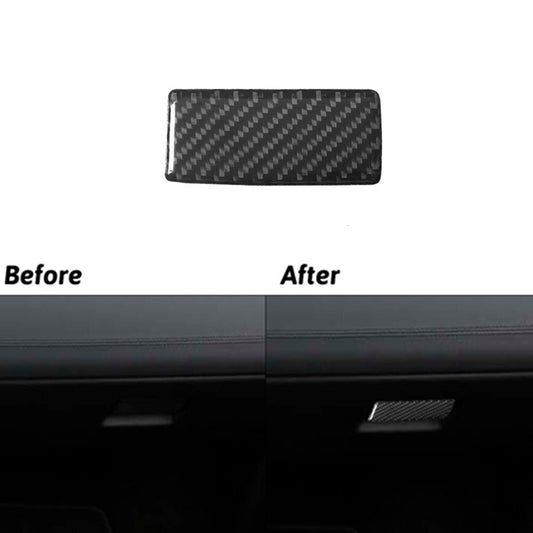 Carbon Fiber Glove Box Latch Cover Trim for Land Rover Discovery Sport 2015-2019