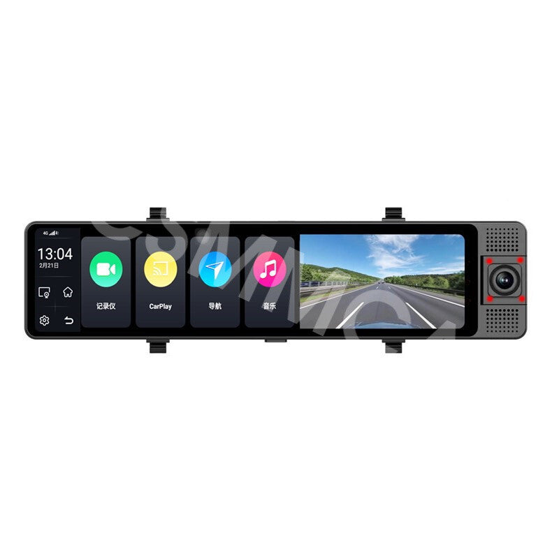 3Lens Car Rearview Mirror Dash Cam Night Vision Parking Monitor WIFI Accessories