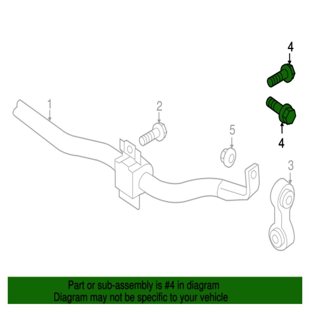 N90997802 Hex Collared Bolt for Audi Q5 8R