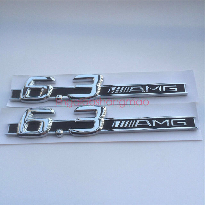 2 new 6.3 badge side panels C63 S63 ML63 SL63 CLS CLK CES grade
