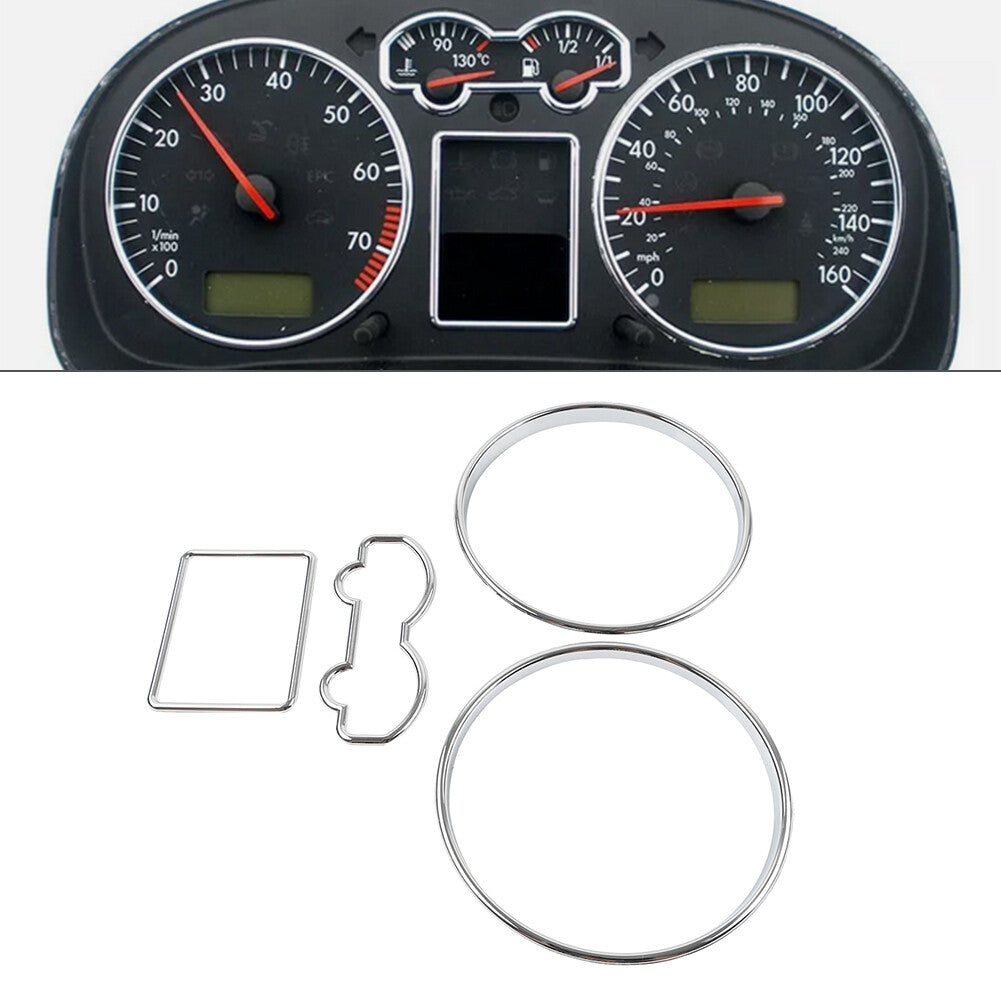 Speedometer Gauge Dial Rings Trim for VW for Golf MK4 for Passat B5 T4 Van for Jetta 4 for Bora