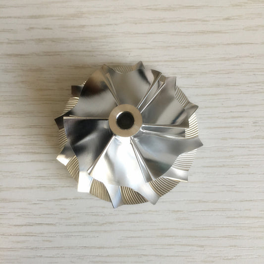 RHF4 6+6 Blade 37.60/51.00 mm High-Performance Turbine Billet Compressor Wheel