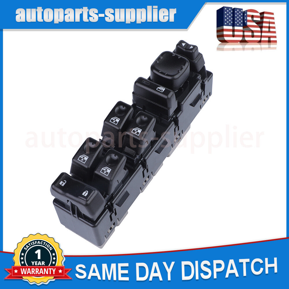 Front drive door master window control switch 15883323, applicable to 2003-2006 for GMC for Sierra .