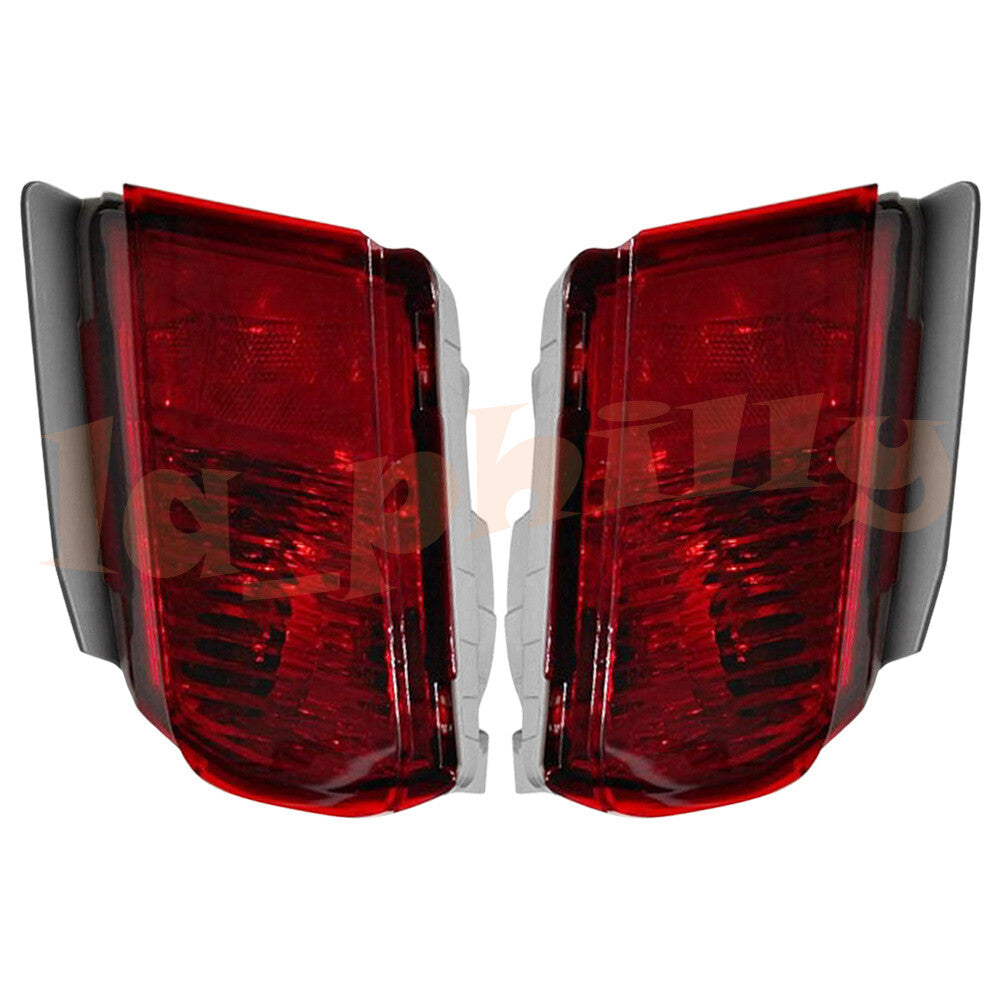 Pair for 2010-2015 for Toyota for Land Cruiser Prado FJ150 Red Fog Light Rear Bumper L+R
