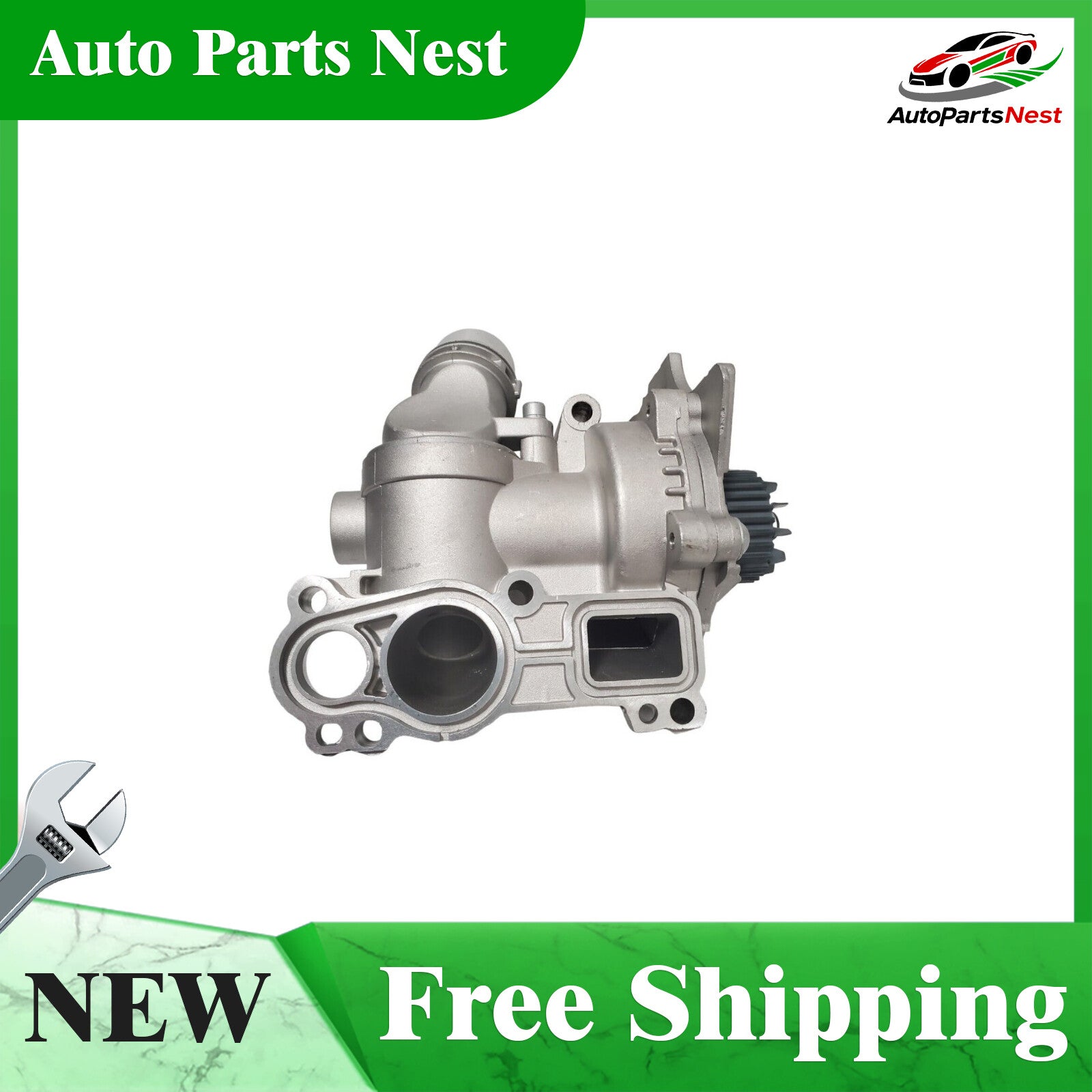 Aluminum Water Pump Kit for A4 A3 TT for VW for Tiguan for Jetta for Golf Beetle CC 2.0T TSI