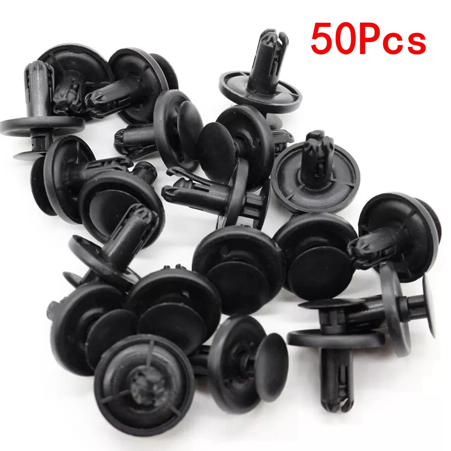 50 Pcs Bumper Cover Push-Type Retainer Plastic Clips for Toyota 90467-07181