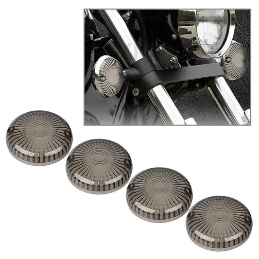 Smoke Turn Signal Lens Cover Fits for Yamaha Road Star /V Star 1100 /Vmax 1200 1700