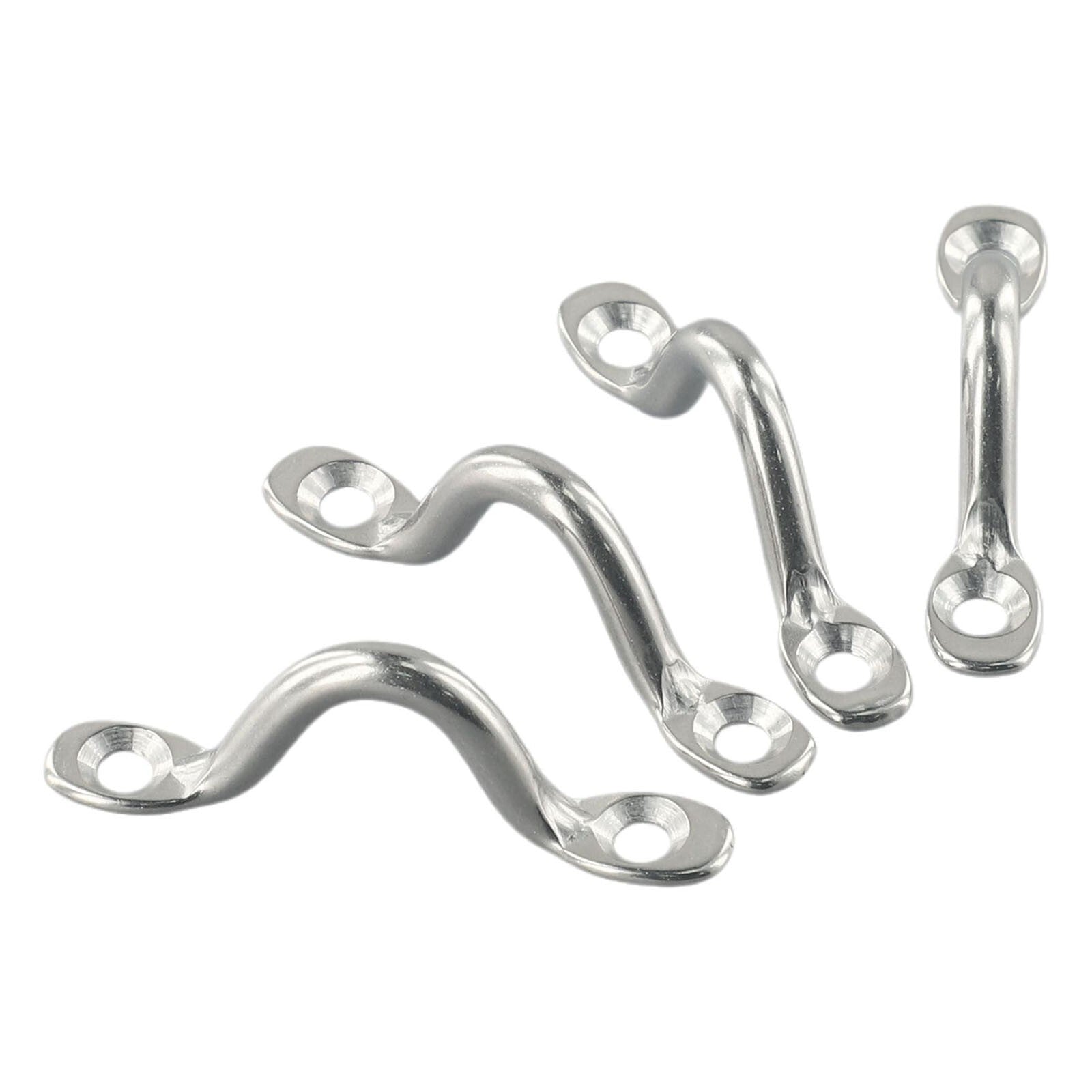 Wire Eye Straps Handles 5mm Boat Marine Camel Back Fender Hook Saddle Silver