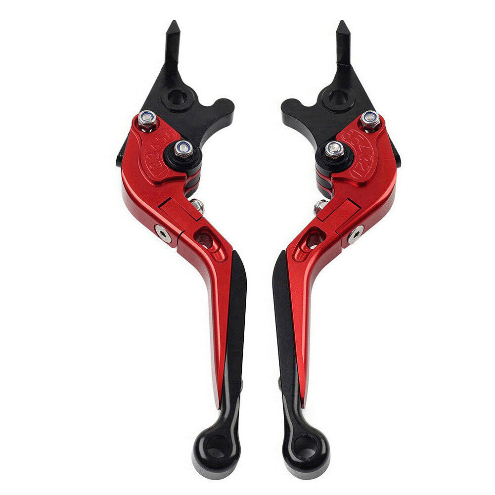 Red Folding Extendable Brake Clutch Levers for BMW S1000RR 2010-2014 S1000R 2014
