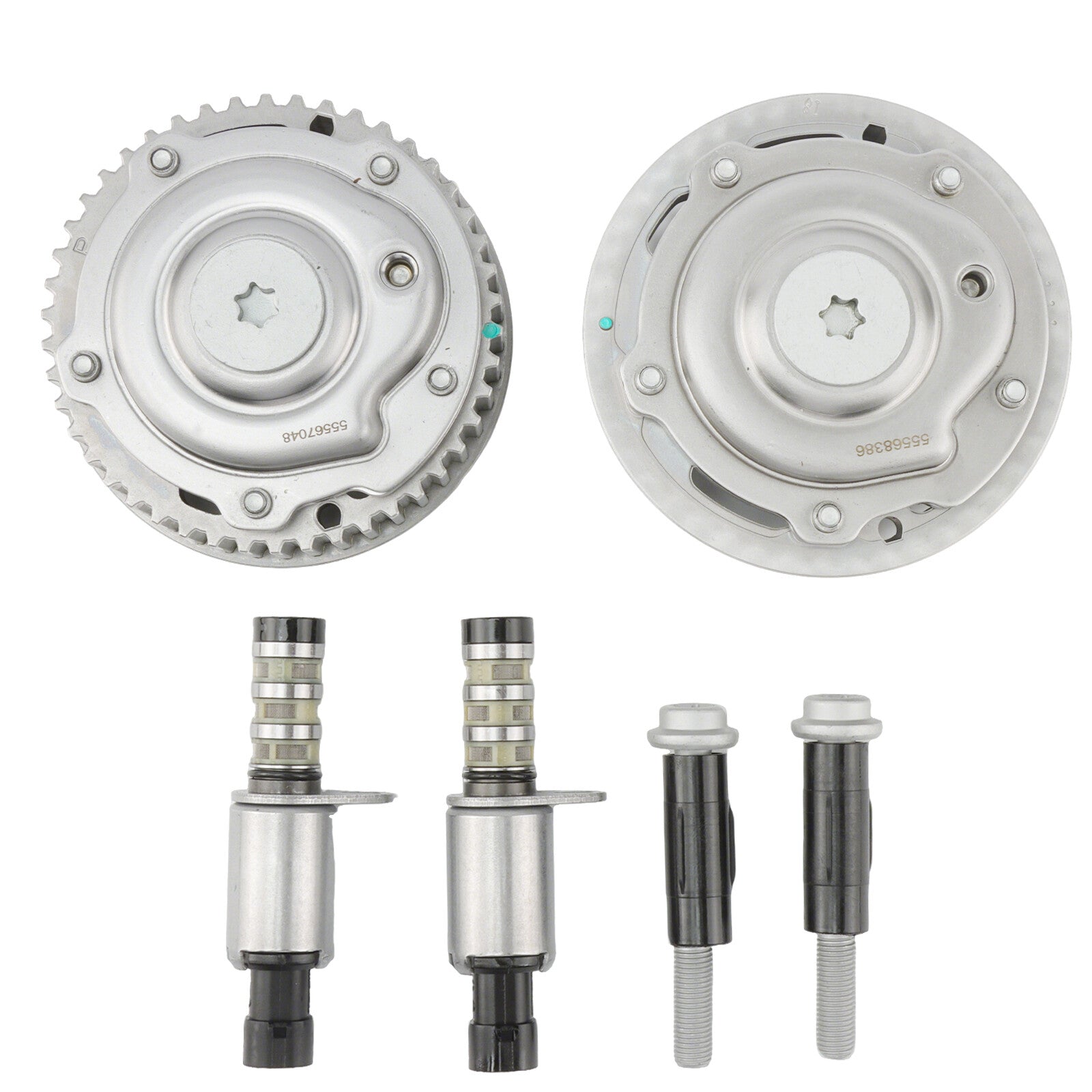 2-pack for Chevrolet for Cruze Sonic L4 DOHC Camshaft Adjusters (Intake and Exhaust)