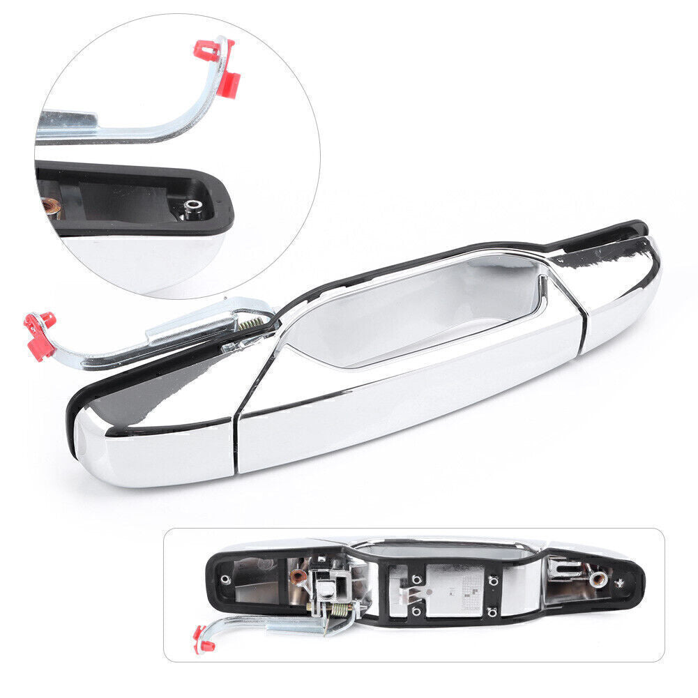 Door Handle Exterior Chrome Rear Right Fit for GMC for Cadillac for Escalade Base 2007-13 RH