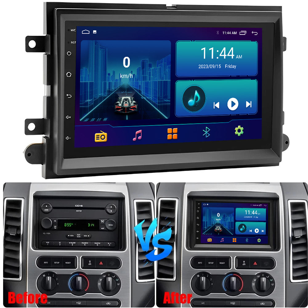 Android Auto Carplay for Lincoln Milan 2006-2009 Car Stereo Radio GPS Screen BT
