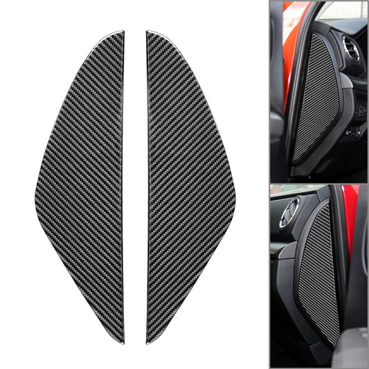 2¢ªT¨¹r-Antikollisions-Kissenbezug f¨¹r for Toyota Tundra 2014¨C21, Kohlefaser, schwarz