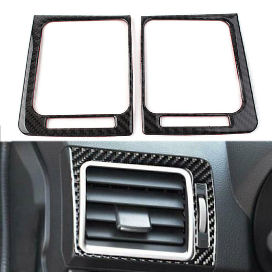Carbon Fiber Console Air Outlet Vent Trim for Subaru Forester 2013-2018 2017 LR