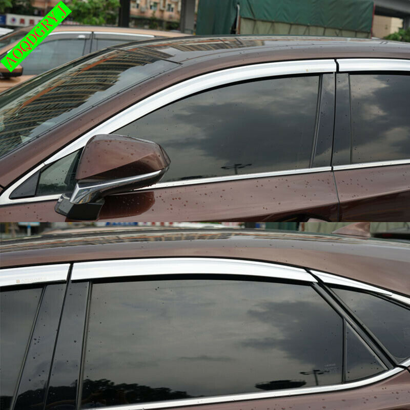6P Window Visor Vent Sun Shade Rain Guard Cover for Lexus NX300h 200t 2014-2020