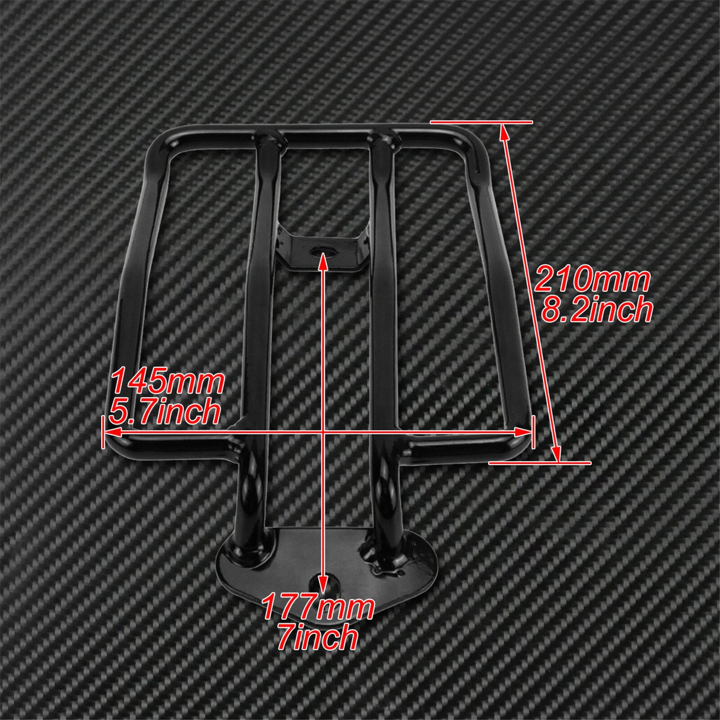Gloss Black Motorcycle Solo for Seat Carrier Luggage Rack Fit For Sportster 2004-20