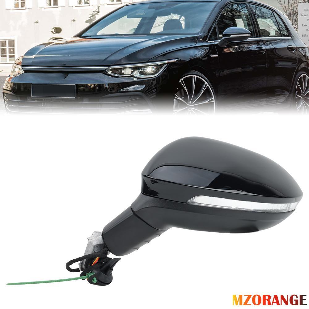 F¨¹r for VW for Golf 8 MK8 20-24 Links Au?enspiegel Spiegel Elektrisch Heizung Schwarz