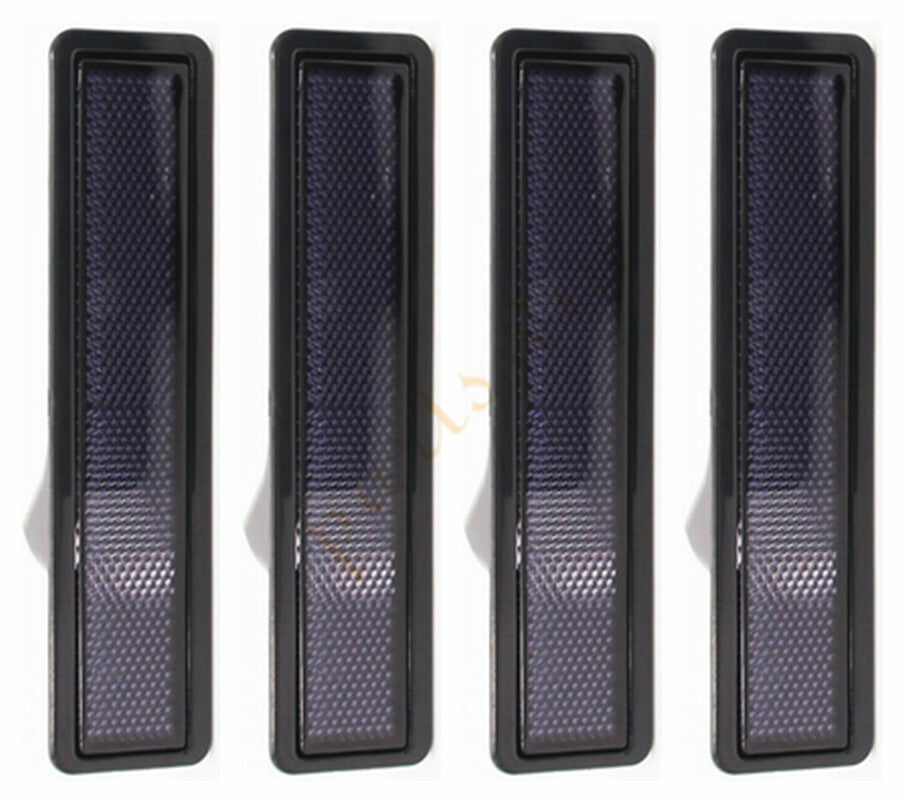 4-Piece Smoke Bumper Side Marker Lights for 1984-1991 for BMW E30 3 Series