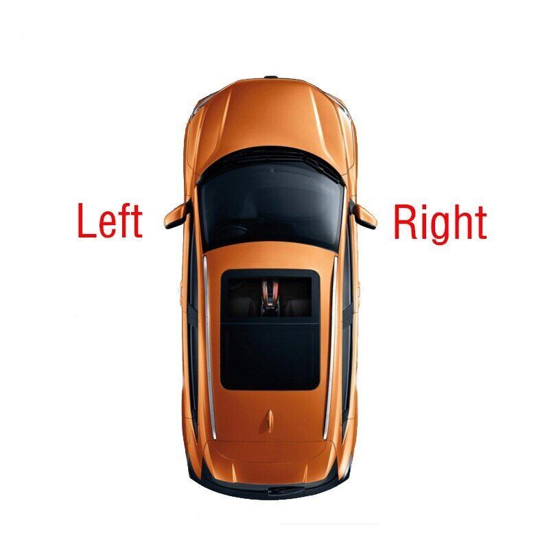 Dual front windshield trim cover for Toyota Yaris 4-door 2006-2010