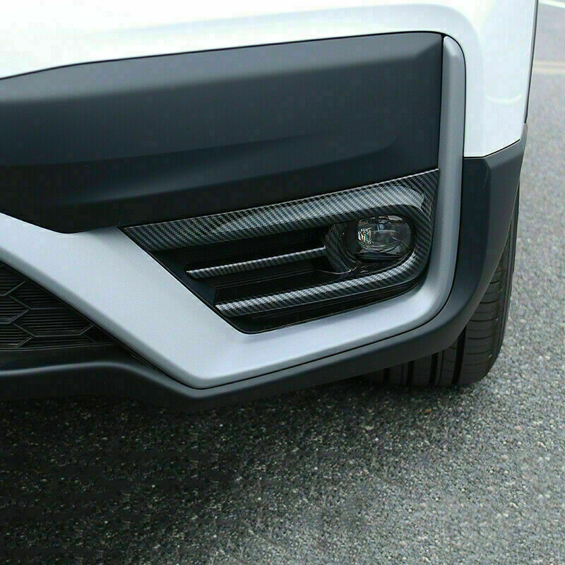 for Honda CR-V/CRV 2020 2021 2022 Carbon Fiber Front Fog Light Lamp Cover Trim
