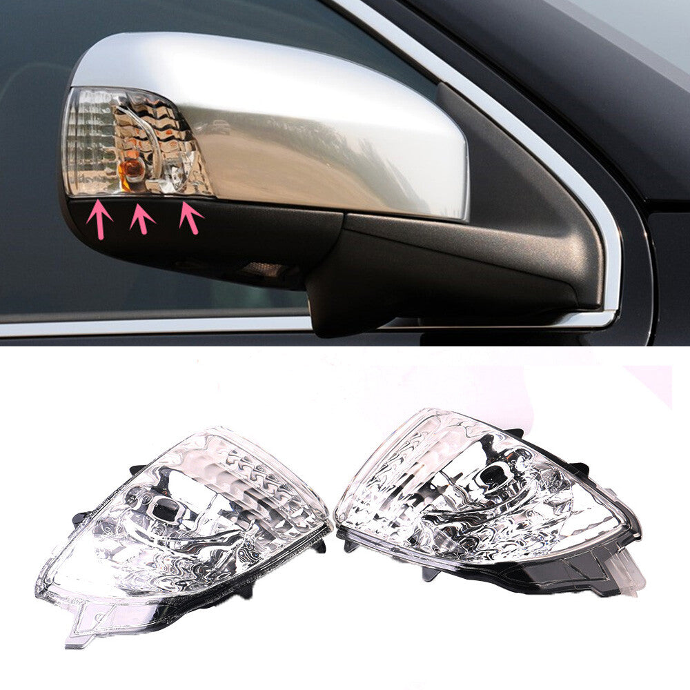 Pair Left+Right Door Mirror Turn Signal Lamps Corner Lens For 2007-14 for Volvo XC90