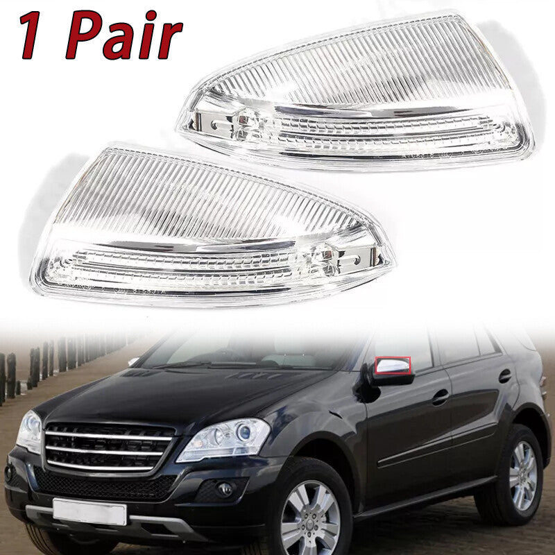 LHRH Rear View Side Turn Mirror Lamps for Mercedes-Benz ML Class W204 W164 Door