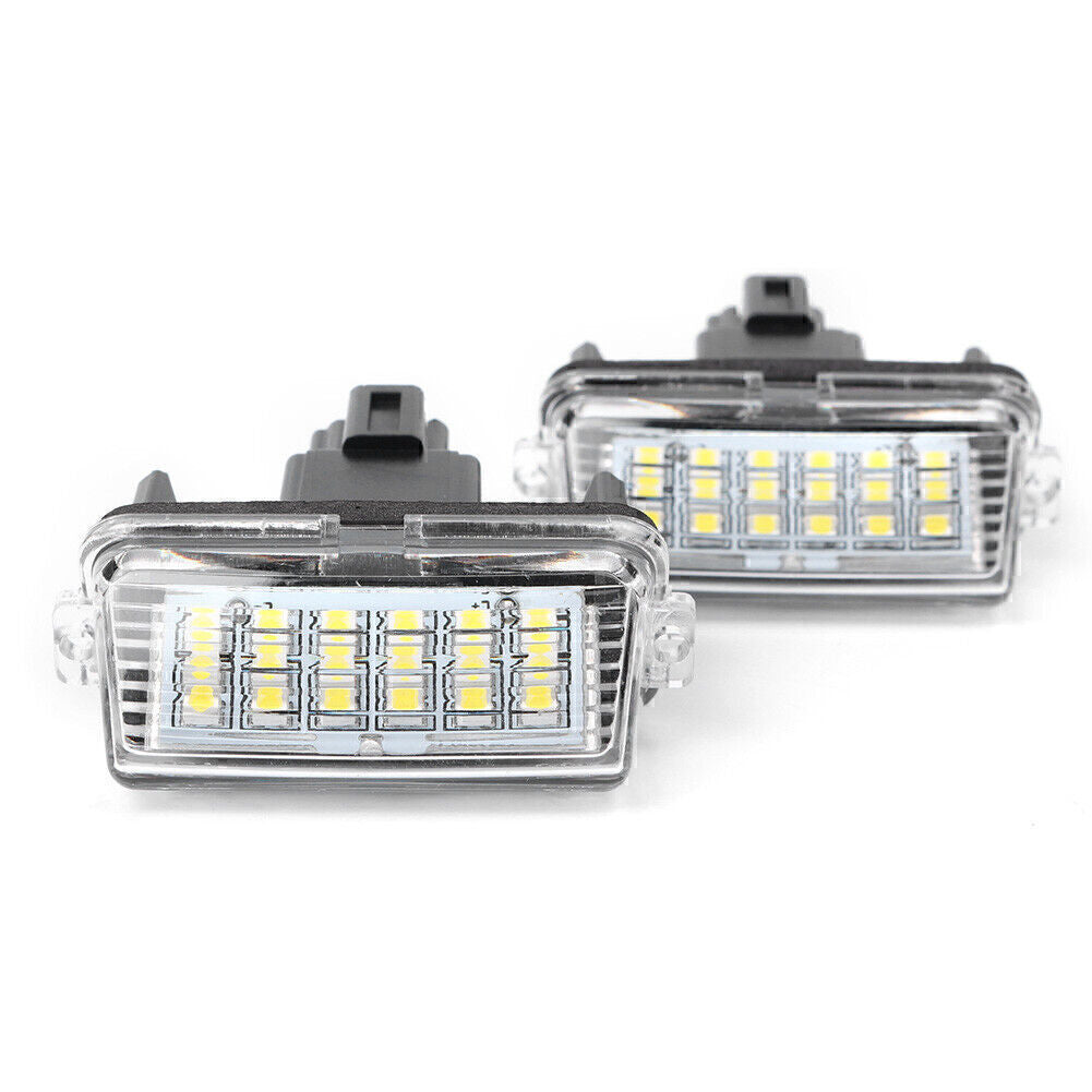 White LED License Plate Light Fit for Toyota Yaris (2012-) for Camry (2013-)