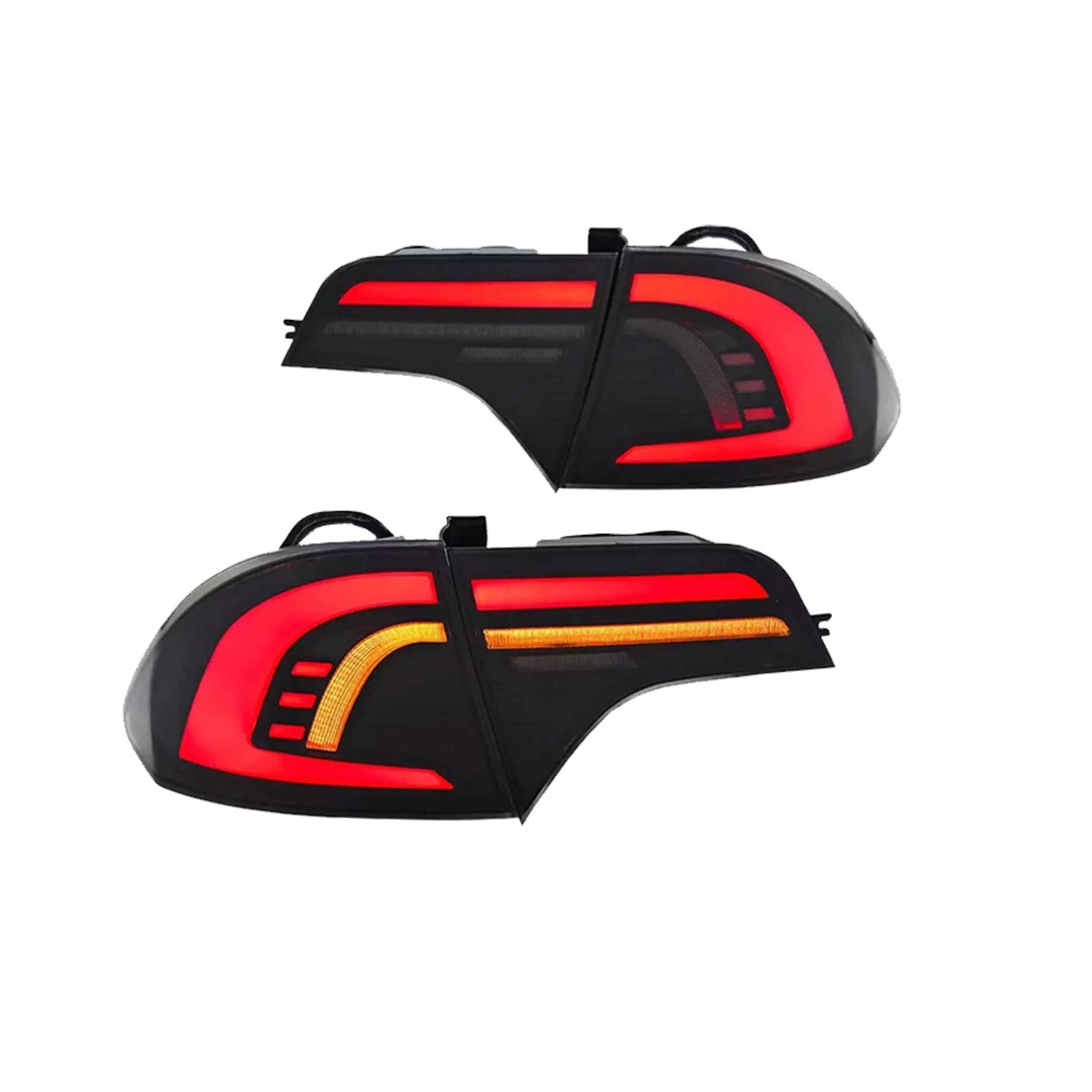 2PCS Full LED Tail Lights Fits for Honda for Civic Sedan 2006-11 Start up Animation