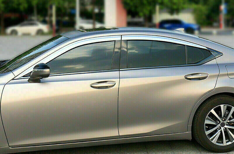 for Lexus ES350 300H 250 2019-22 Chrome Window Visor Vent Shade Sun Rain Guard4