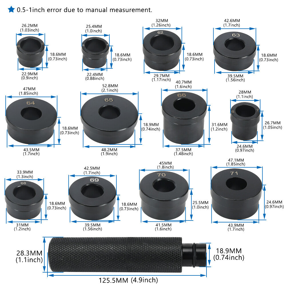 T-0220-700R4 Master Bushing Driver Set Bearing Seal Kit for GM 4L60 4l60E 4L65E