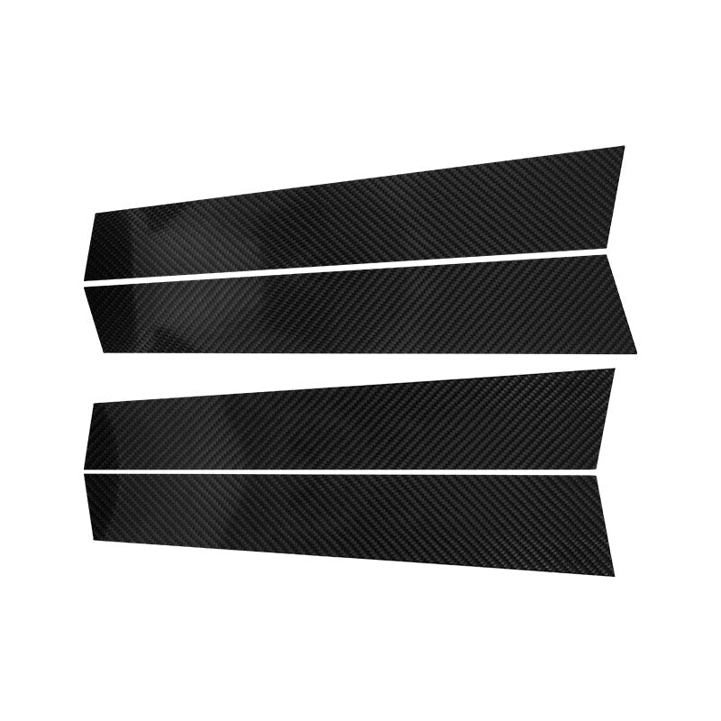 4X Carbon Fibre Window B Pillar Trim for VW for Golf 8 MK8 GTI 2021