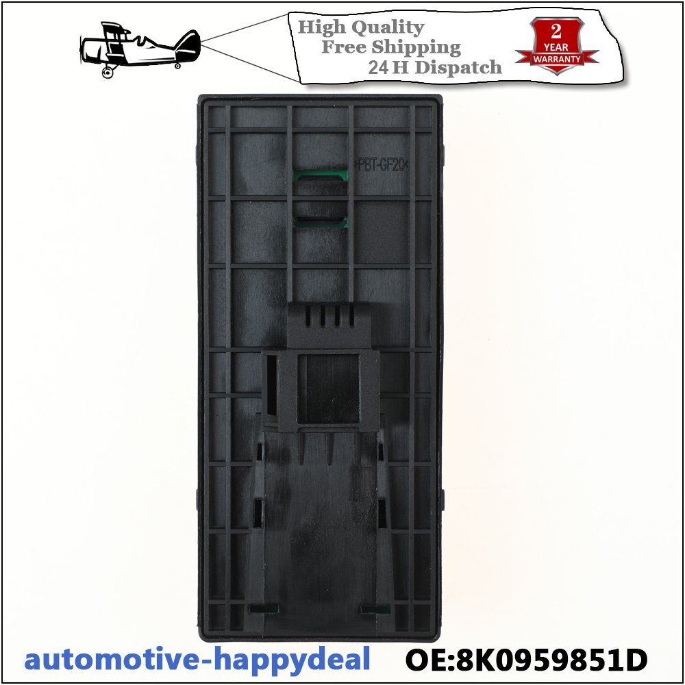 MASTER WINDOW CONTROL SWITCH DRIVER SIDE 8K0959851D for AUDI A4 (B8) A5 Q5