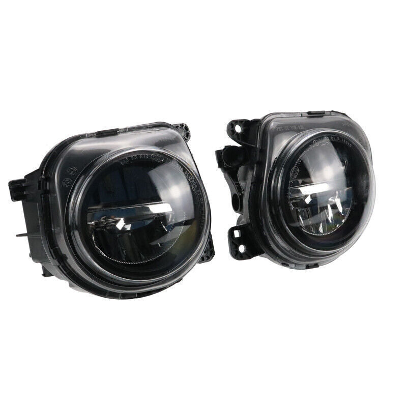 Pair LED Front Bumper Fog Lights Lamp for BMW 5 Series F07 F10 F11 LCI 2014-2016