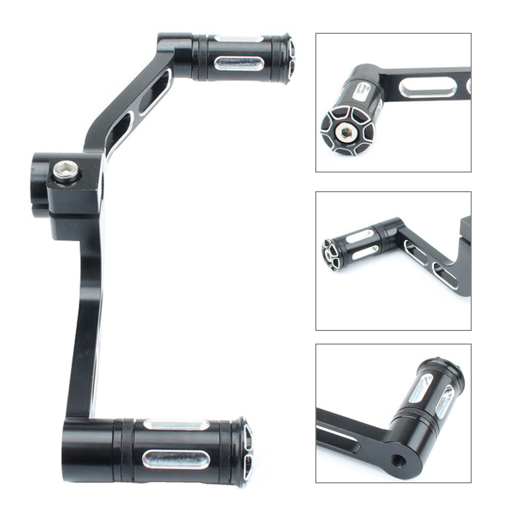 CNC Gear Shifter Lever Shift Peg Toe Heel Fit for Harley XL883 883R XL 1200T Black E