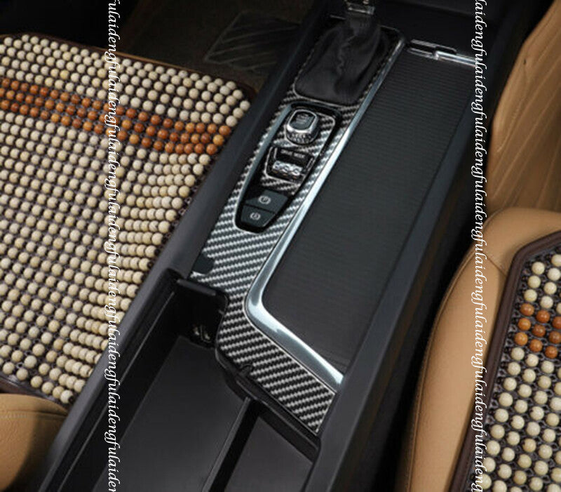for Volvo XC60 2018-2021 Carbon Fiber ABS Central Console Gear Shift Panel Trim
