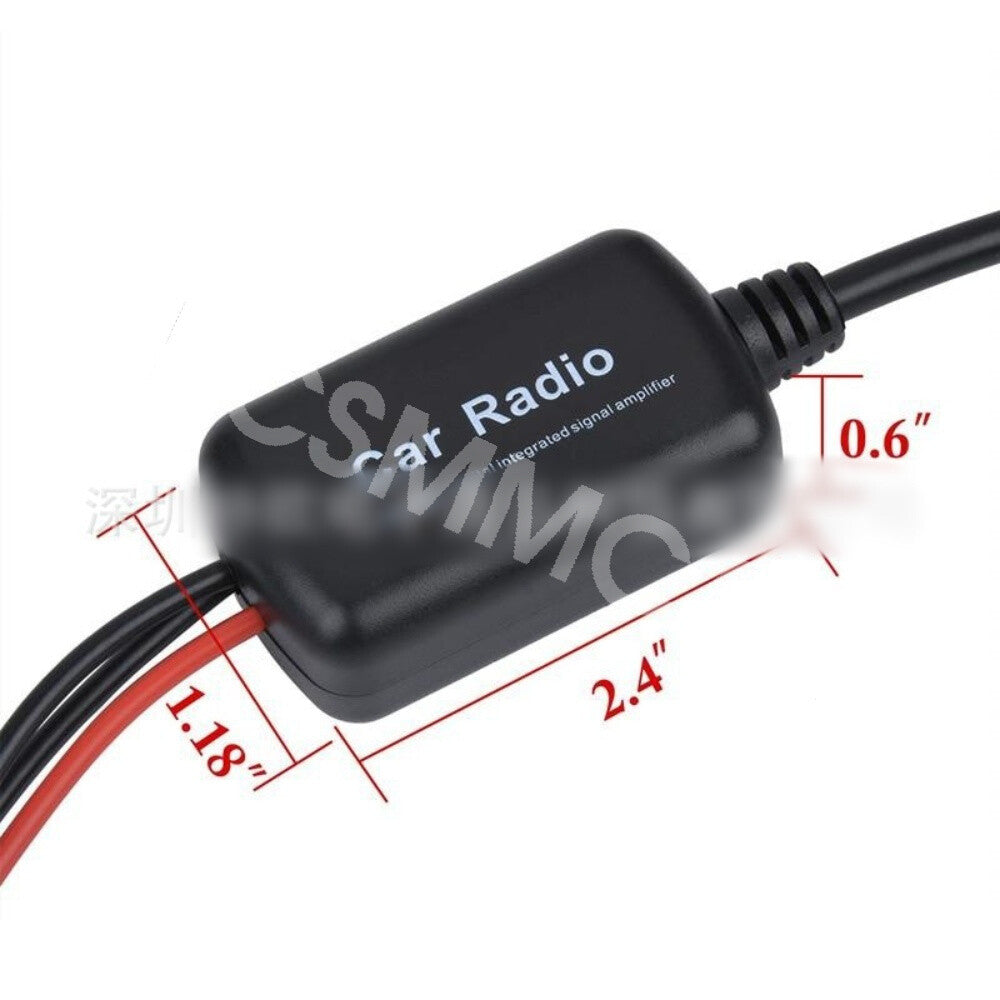 DAB+FM Radio Signal 12V Power Amplifier Antenna Signal Booster Car Accessories