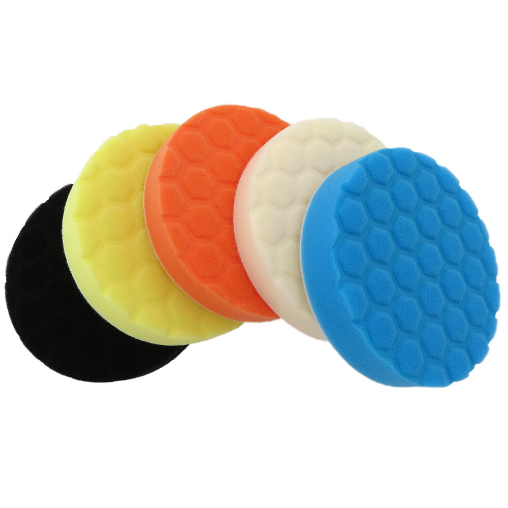 7-inch 5-piece car cushioning pad drill polishing kit, car polishing pad, car foam drill