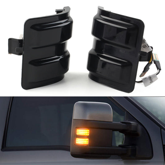 LED Dynamic Side Mirror Turn Signal Light for Ford F250 F350 F450 F550 2008-2016