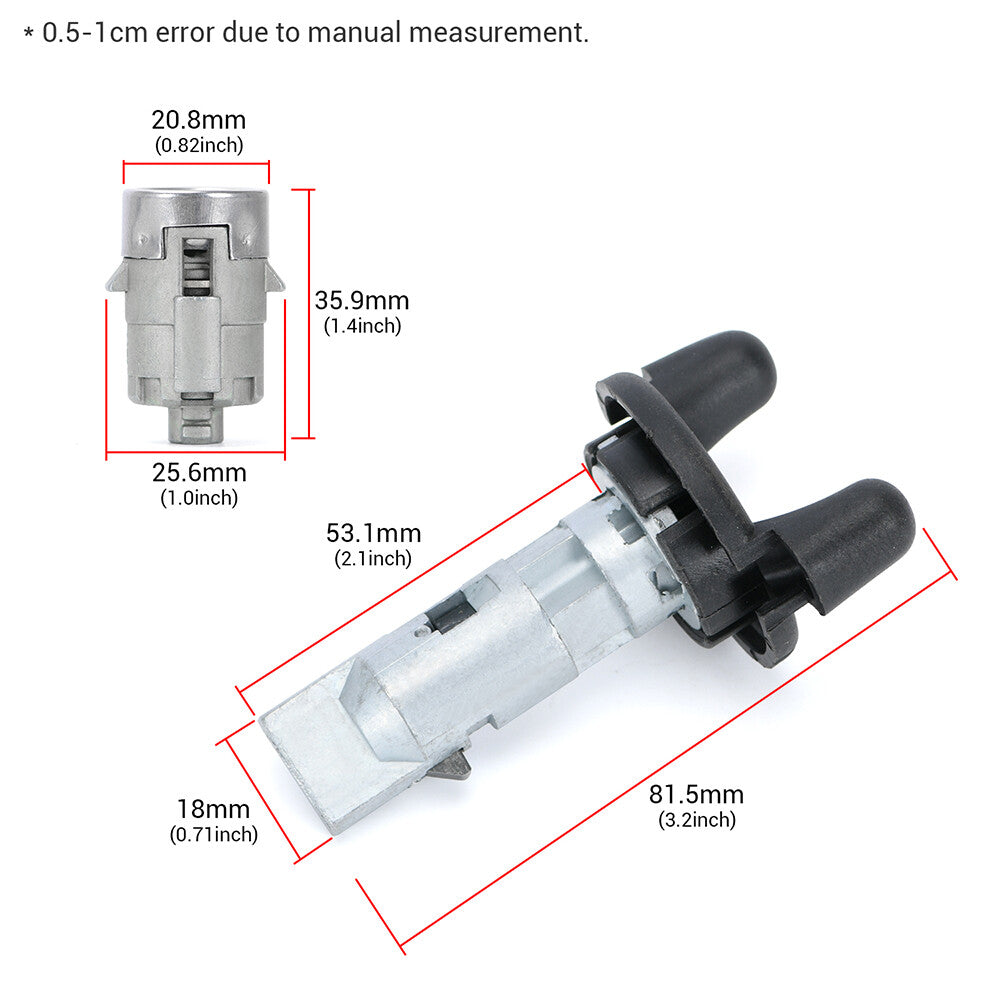 Ignition Switch Lock Cylinder for Chevy Tahoe Silverado for GMC for Sierra for Yukon 99-00