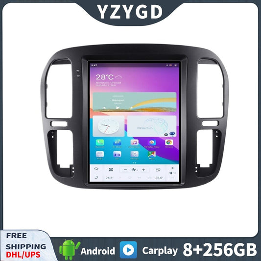 for Toyota for Land Cruiser LC100 1998-2002 256GB Car Stereo Radio Carplay Screen