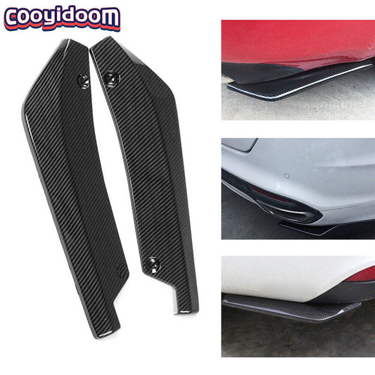 Rear bumper lip diffuser splitter protector cover, Canard Protector wiper strip - Automotive parts