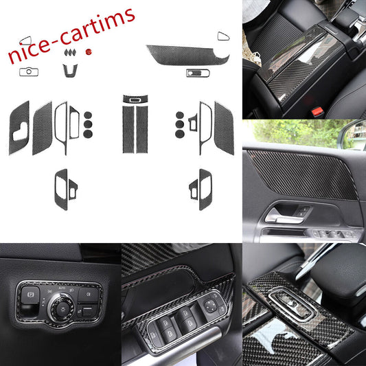 31¡Á Carbon Fiber Interior Full Set Trim Kits for Benz B GLB Class W47 X247 2020+