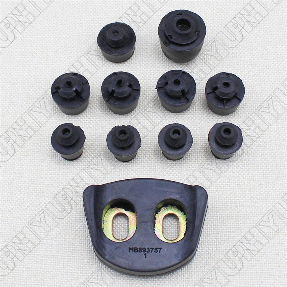 11 PCS Door Rubber Bump Stop Kit for Mitsubishi for Pajero Montero V31 V32 V33 V43