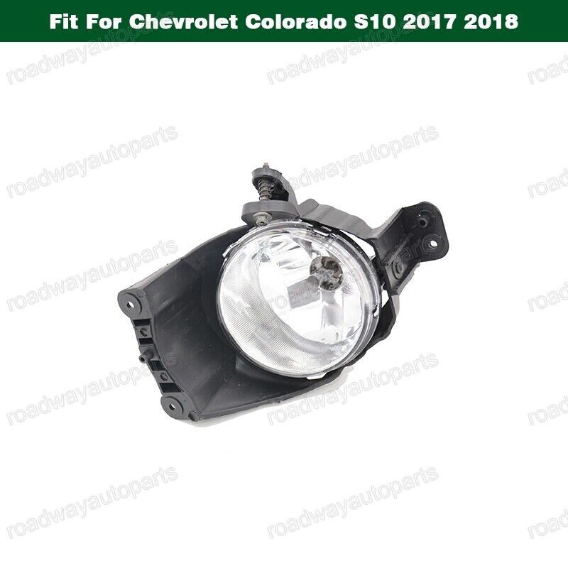 Clear Bumper Fog Light Lamp w/Bulb Left Fit for Chevrolet Colorado S10 2017 2018