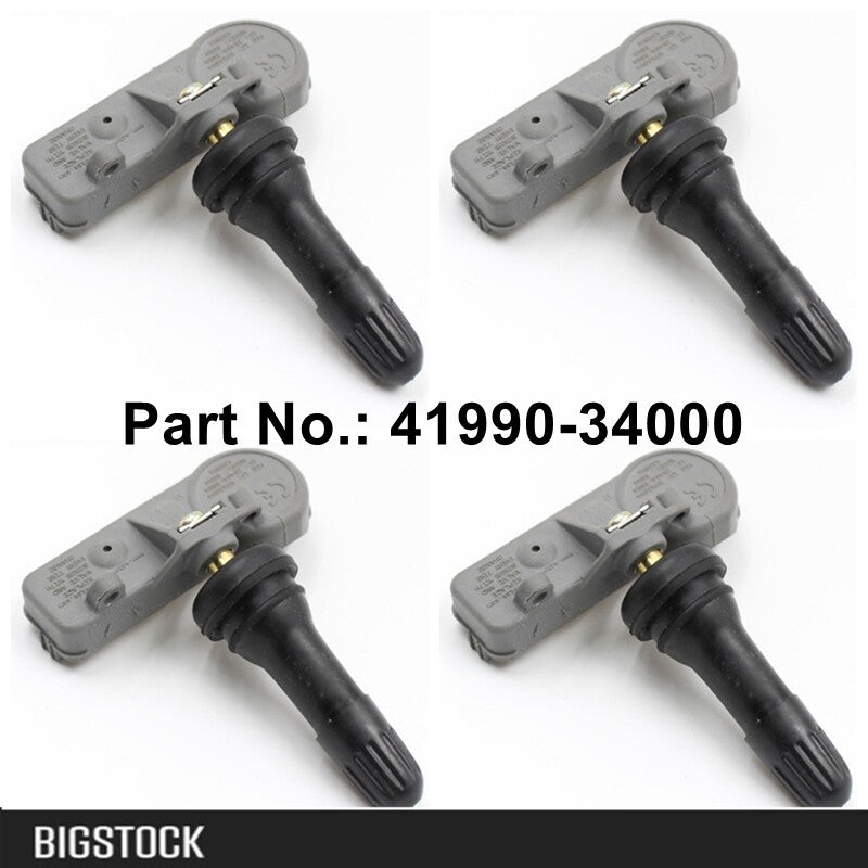 4PCS Tire Pressure Sensor TPMS 4199034000 41990-34000 433MHZ Fit For Scangyong