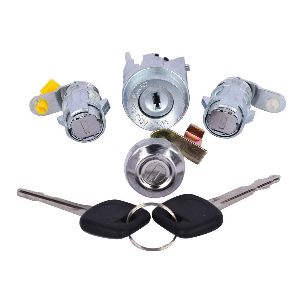 Ignition Barrel + Door Locks For 1988-97 for Toyota Hilux Pickup RN80 RN85 YN80 YN81